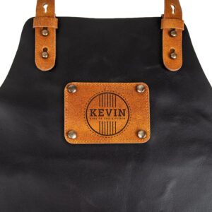 Leather apron - Black