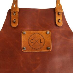 Leather apron - Brown