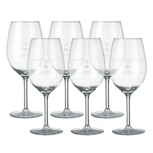 Red wine glass - set of 6