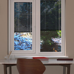 Black Perforated Perfect Fit Blind