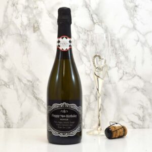 70th Birthday Prosecco Gift With Personalised Label