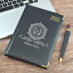 A4 Personalised Diary 2022 Classic Vintage Design