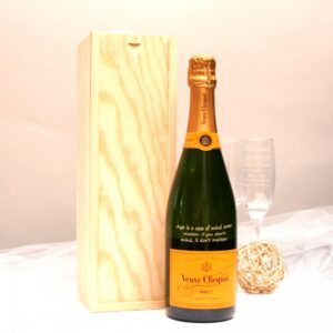 Personalised Veuve Clicquot Champagne