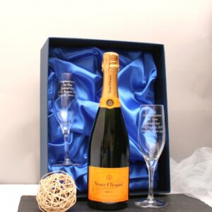 Personalised Veuve Clicquot Champagne Set