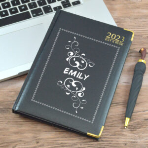 A5 Personalised Diary 2023 With Ornate Design