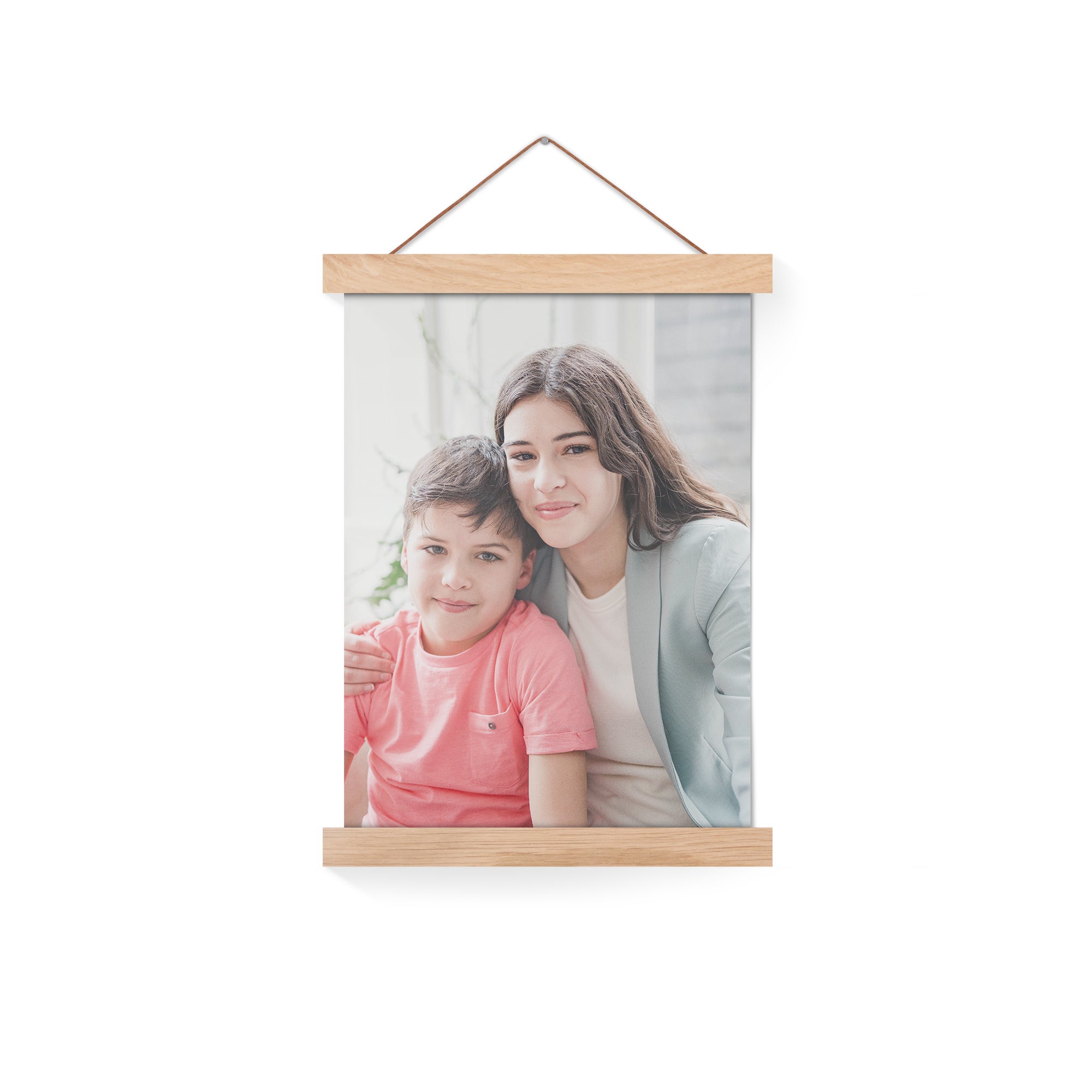 Personalised poster with wooden hanger - 20x30